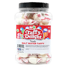 Taffy Delight Vanilla Salt Water Taffy 16oz Jar 